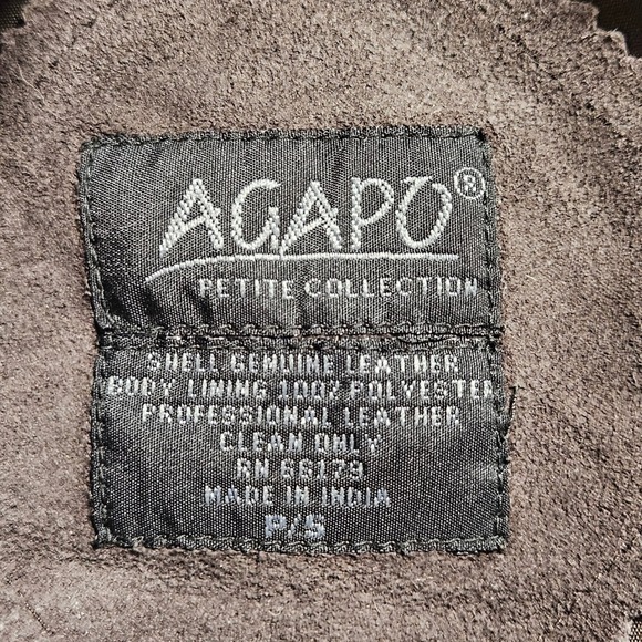 Vintage Agapo Leather Patchwork Vest Suede Boho Western P/S Festival Hippie - Picture 3 of 5